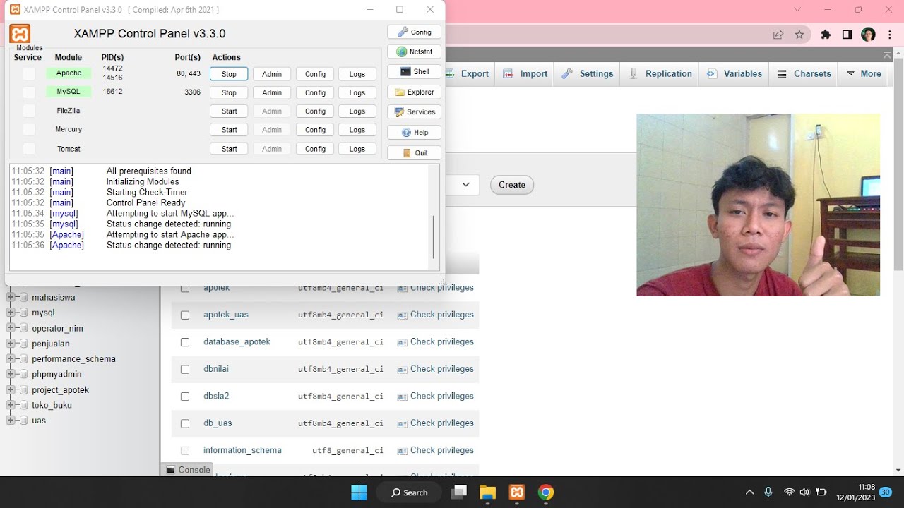 Pembuatan Database Apotek Beserta Query SQL PHP MyAdmin