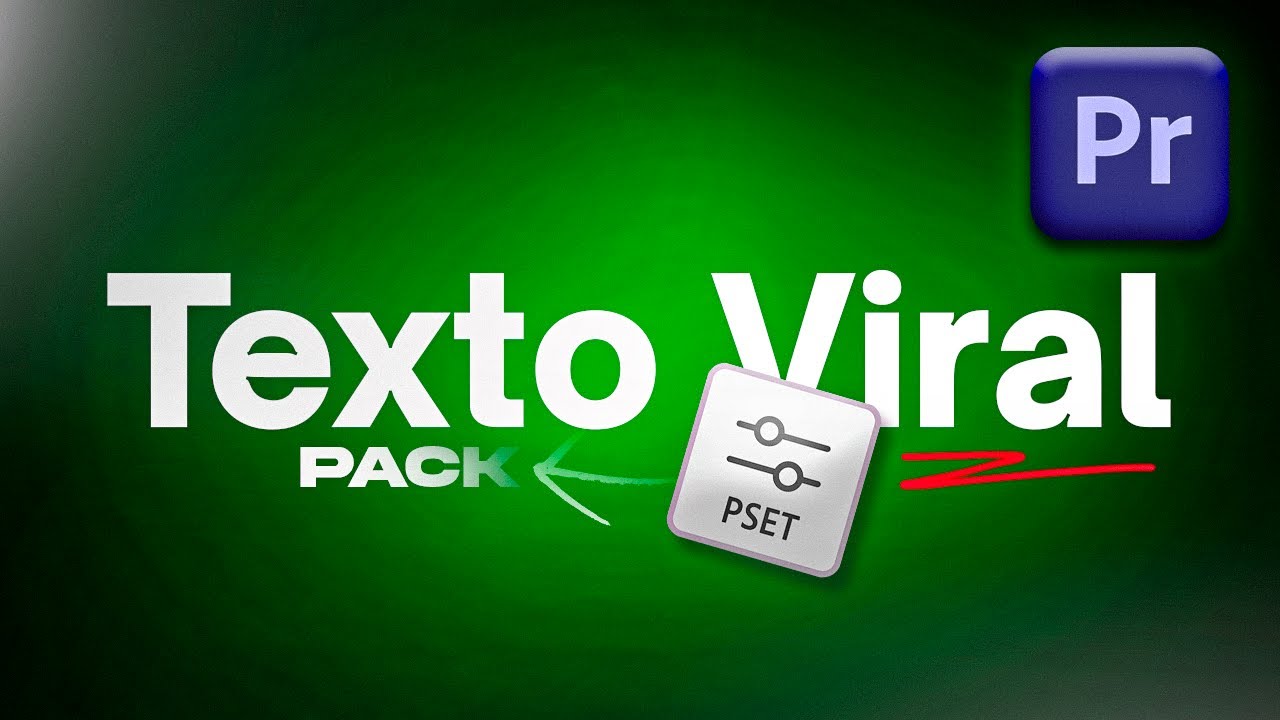 PACK de TEXTOS VIRAIS no Premiere Pro!