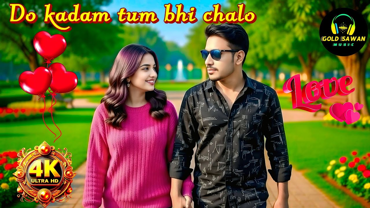 Do kadam tum bhi chalo | bollywood love song | 90's romantic song 