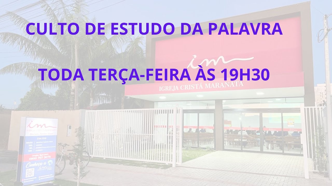 Culto de Estudo da Palavra (03/02/26)