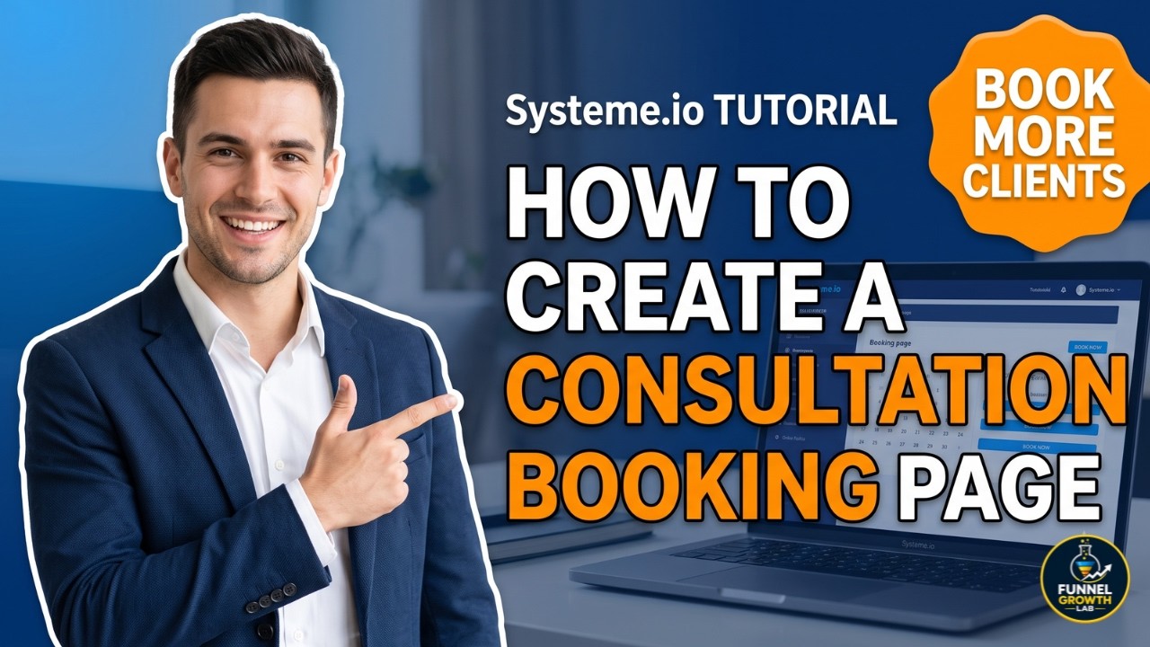 How to Create a Consultation Booking Page in Systeme.io | Step-by-Step Tutorial (2026)