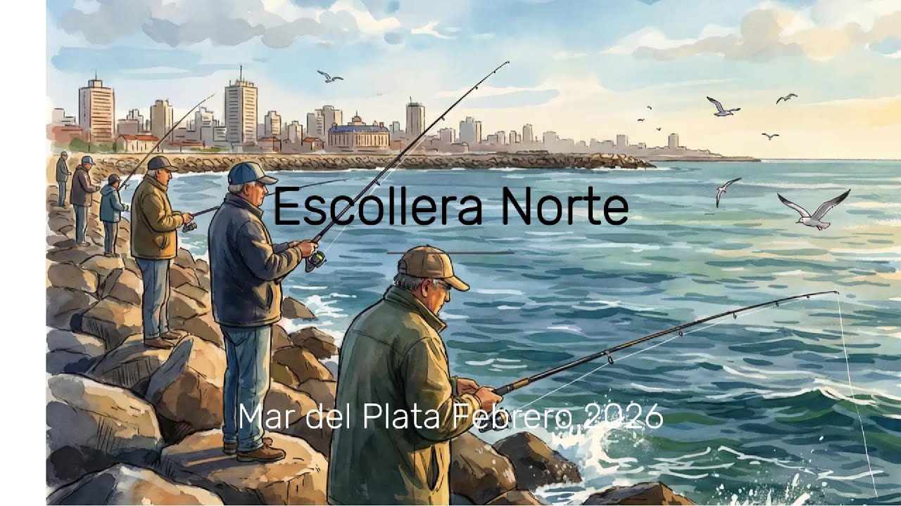 Pesca en la escollera Norte, viernes 6 de Febrero 2026