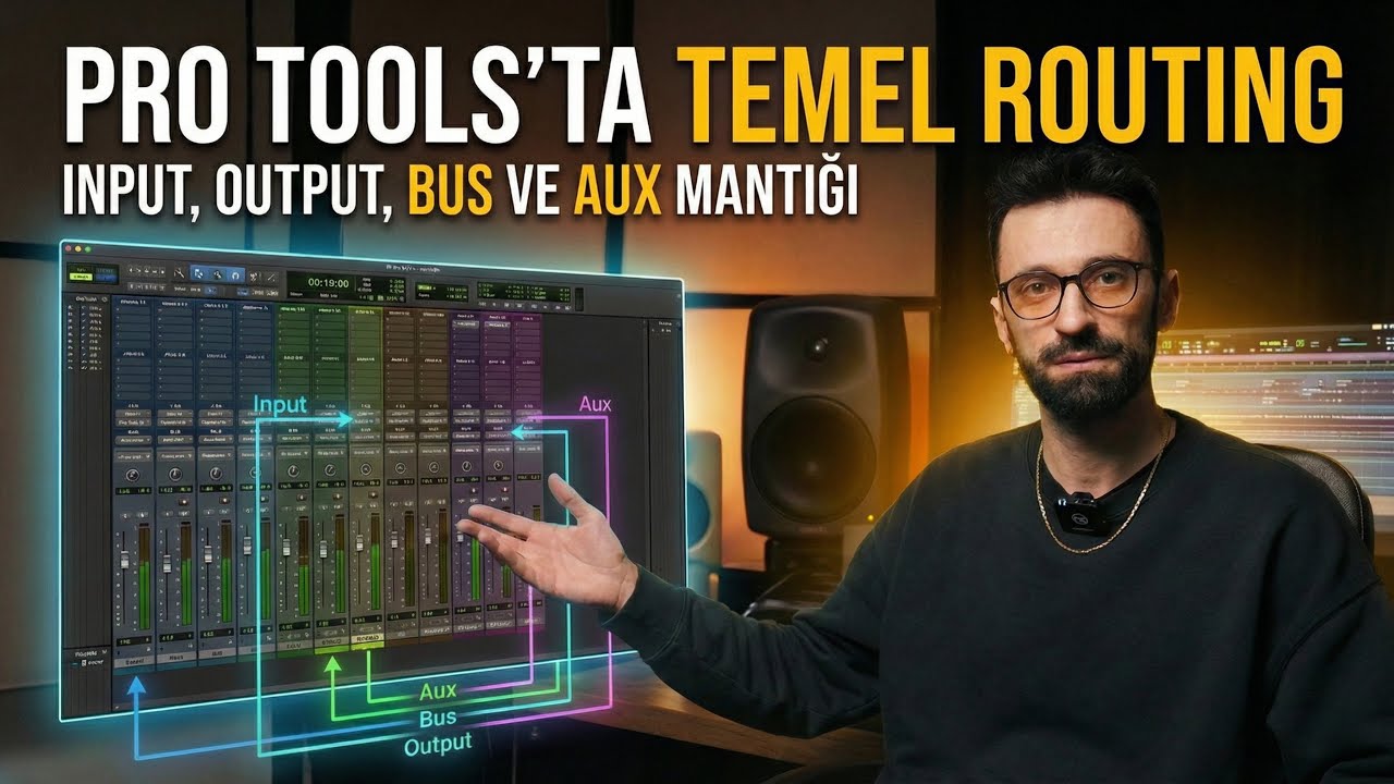 Pro Tools’ta Temel Routing | Input, Output, Bus ve Aux Mantığı