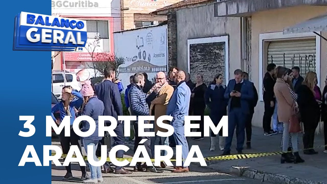 Já ocorreram 3 crimes em Araucária nessa semana; Saiba mais detalhes de cada um