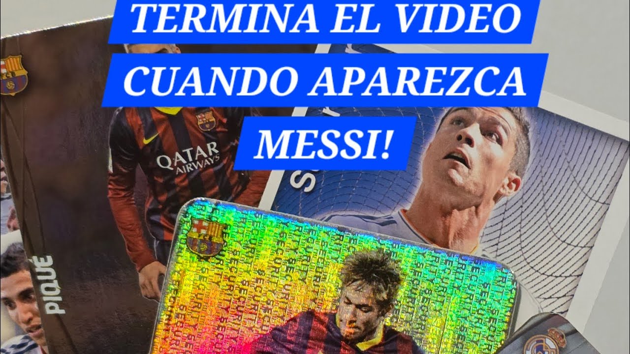 Buscando a Messi! No paramos hasta que aparezca!🫡 #asmr #unboxing #LaLiga #TradingCards #challenge 