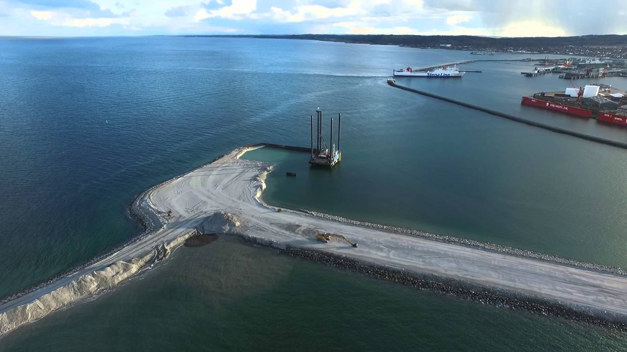Frederikshavn - Havneudvidelse april