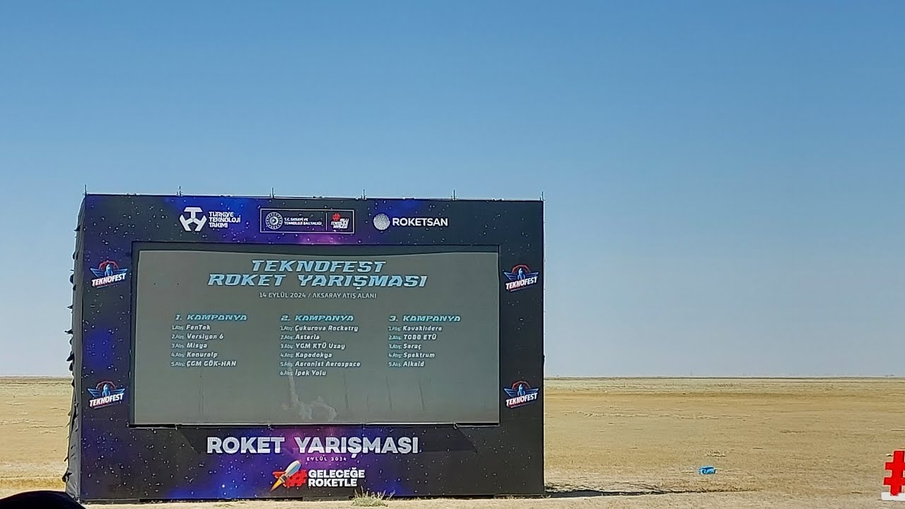 Teknofest Roket Yarışması 2024 2. Gün Bölüm 3: Sabah atışları