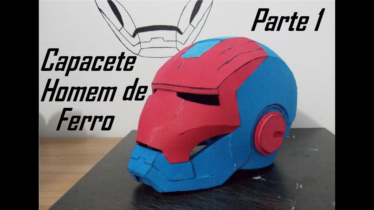 Capacete Homem de ferro Cosplay 1° parte
