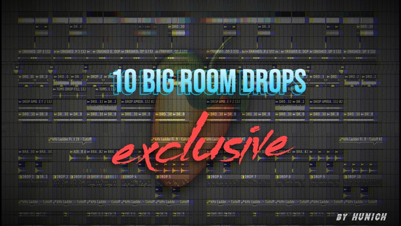 10 EXCLUSIVE BIG ROOM DROPS like KEVU, SaberZ, W&W.. (FLP and stems in Description)