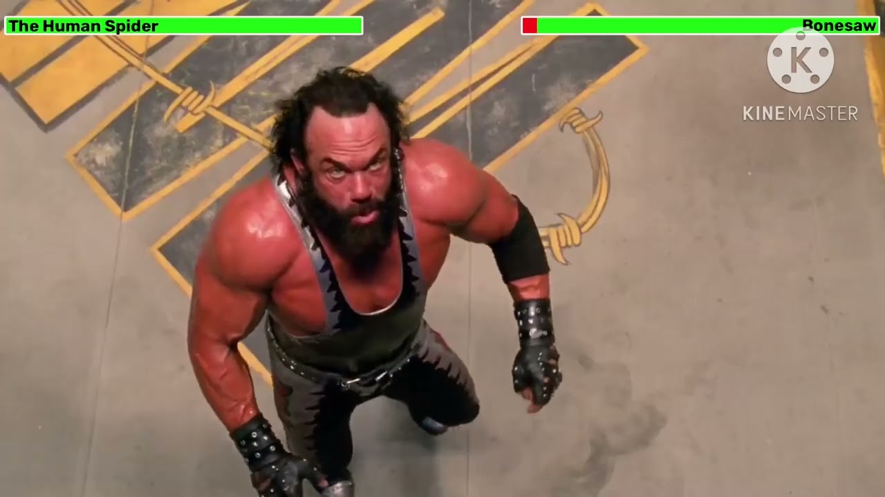 The Human Spider vs. Bonesaw with healthbars