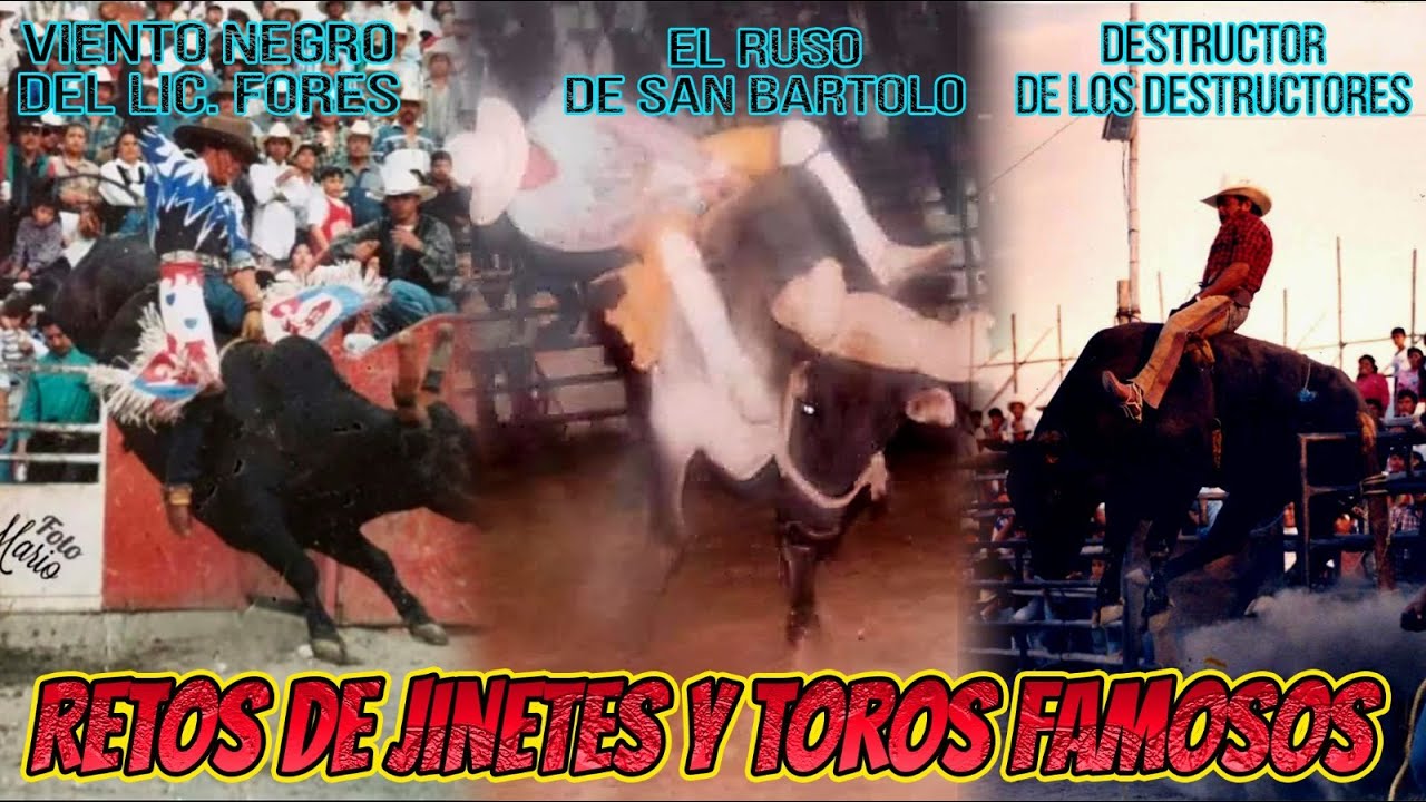 🚨💥RETOS DE JINETES Y TOROS FAMOSOS DE INICIOS DE LOS 90S VOLUMEN 2💥🚨