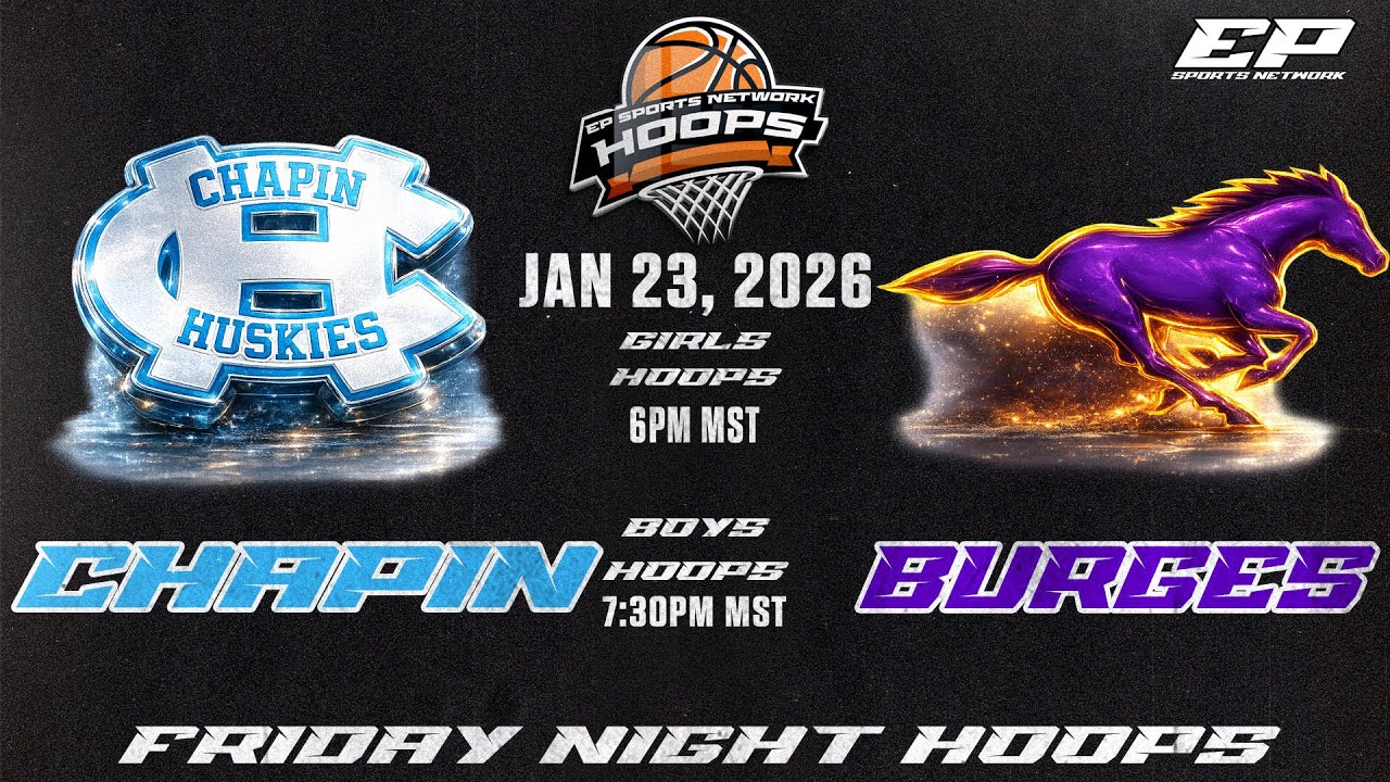 LIVE EPSN Friday Night Hoops 🏀⛹️‍♀️CHAPIN HUSKIES VS BURGES MUSTANGS Varsity Girls