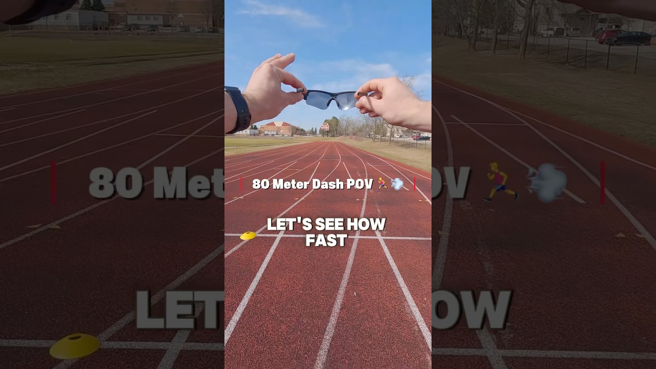 80M Dash Sprint POV 🏃&zwj;♂️💨 #Trackandfield #Track #Athletics #Running #Sprinting