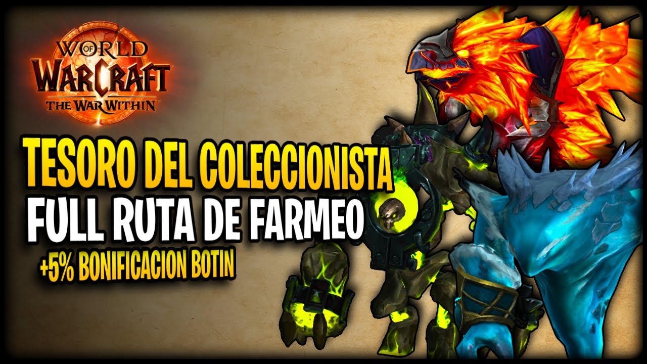 Haz Este CIRCUITO Para Sacar MONTURAS sin Perder Tiempo | Wow The War Within