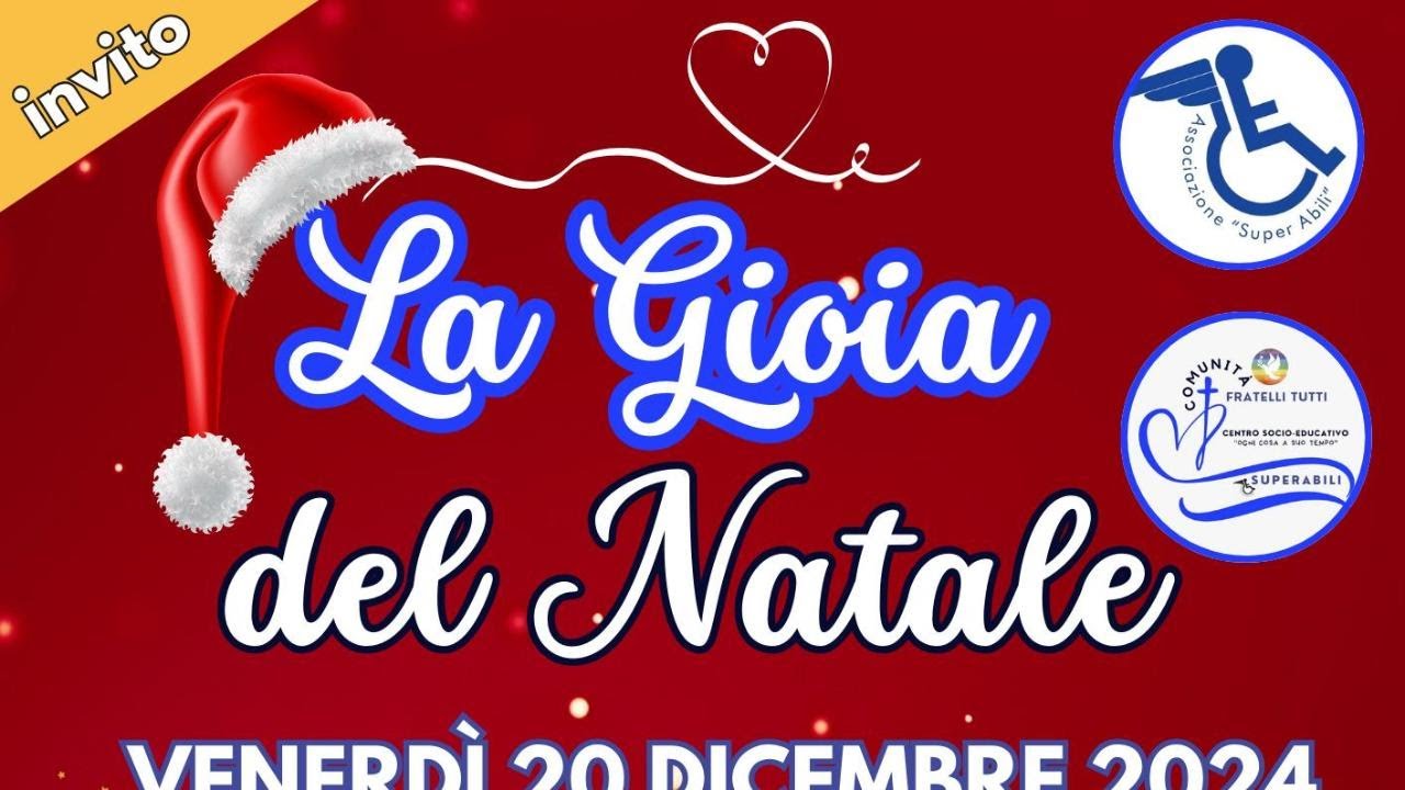 LA GIOIA DEL NATALE SUPERABILI COMUNITA' FRATELLI TUTTI 2024 1