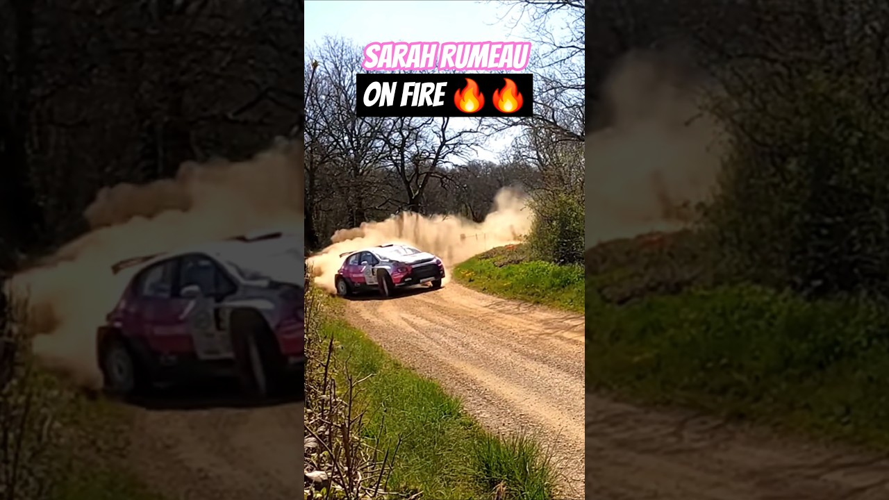 Superbe performance de Sarah Rumeau au rallye terre des Causses 2025 ! A l'attaque du d&eacute;but &agrave; la fin