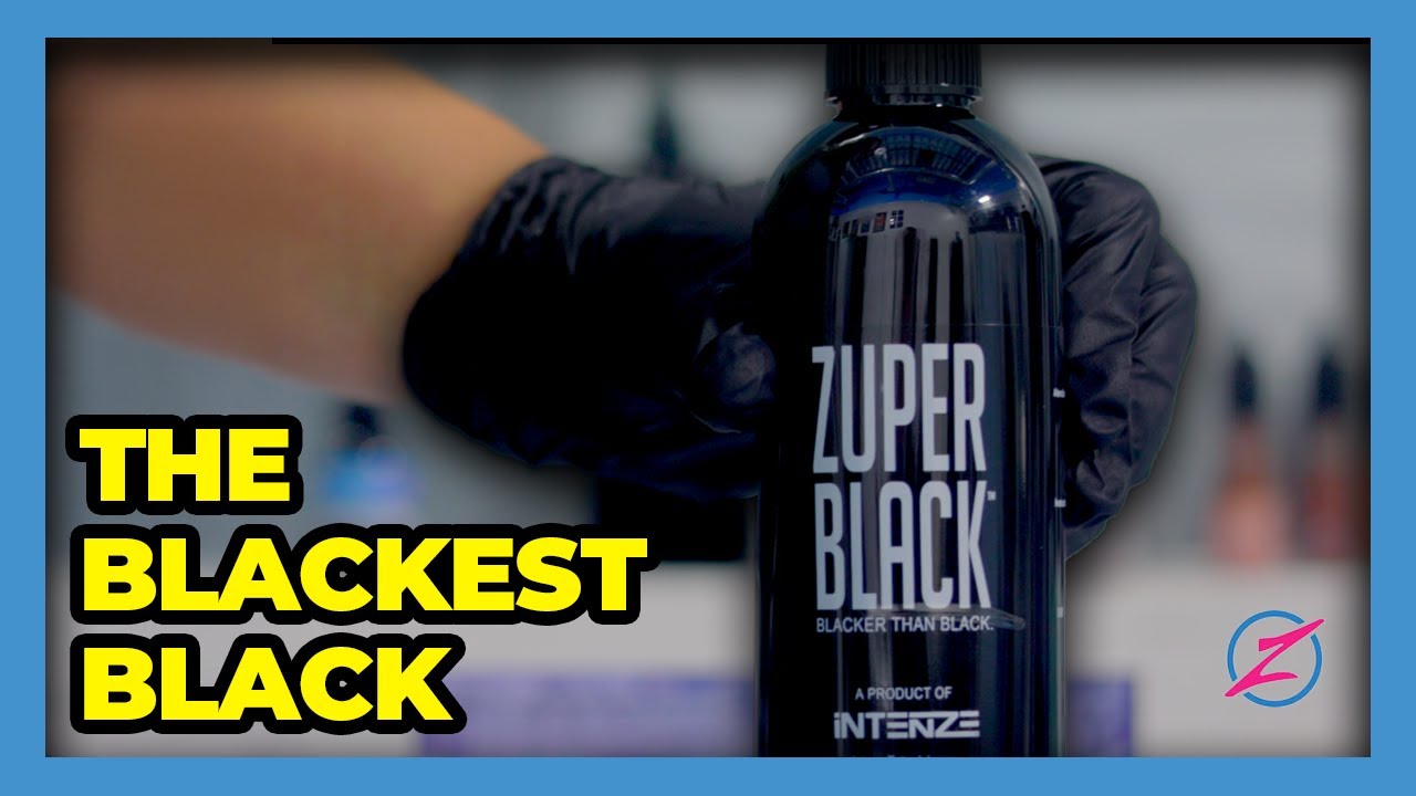 Intenze Tattoo Color Series | Zuper Black