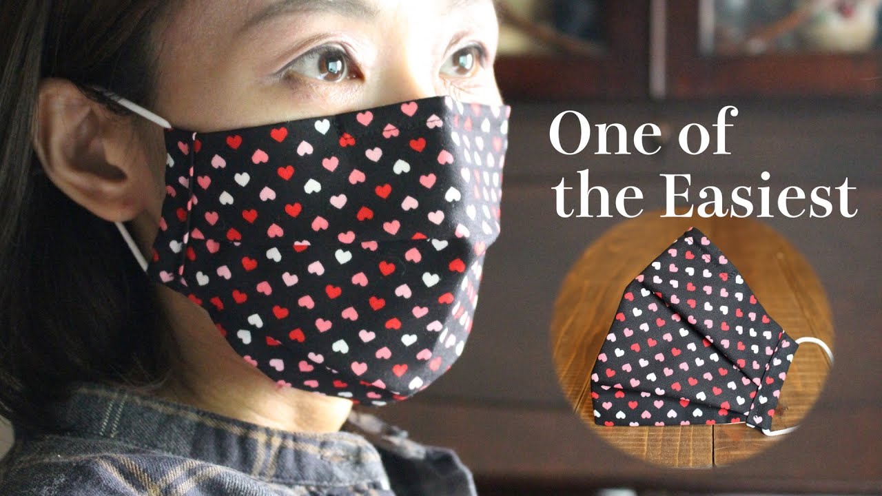 ONE OF THE EASIEST 3 Layer Face Mask Sewing Tutorial｜DIY 3D Mask for Beginner