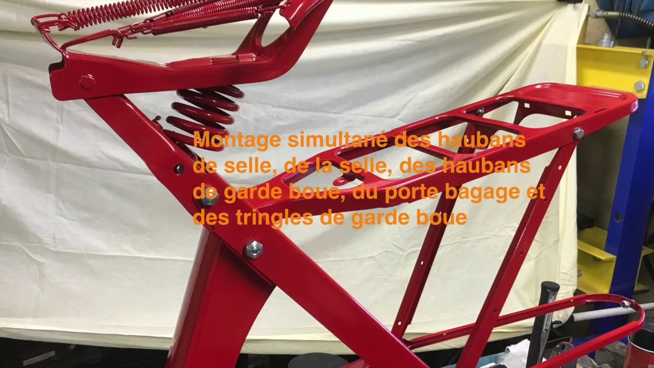 Les tutos de l'Atelier de la Vigne :  Remontage d'une partie cycle de Solex 3800