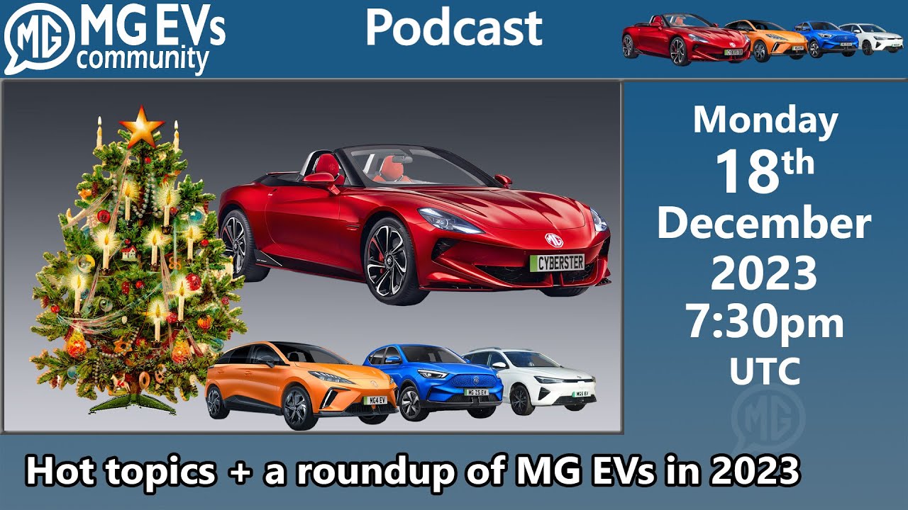 Hot topics from the MG EVs community in our Christmas special edition