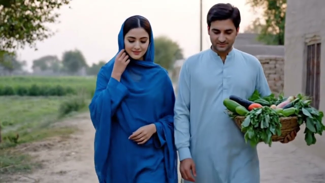 Vegetable Shopping and the Love Between Husband and Wife 💕kiitkiit cartoon vlog villagevlog