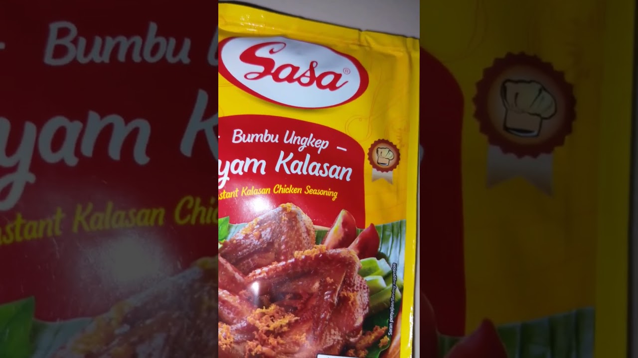Sasa bumbu ungkep ayam Kalasan