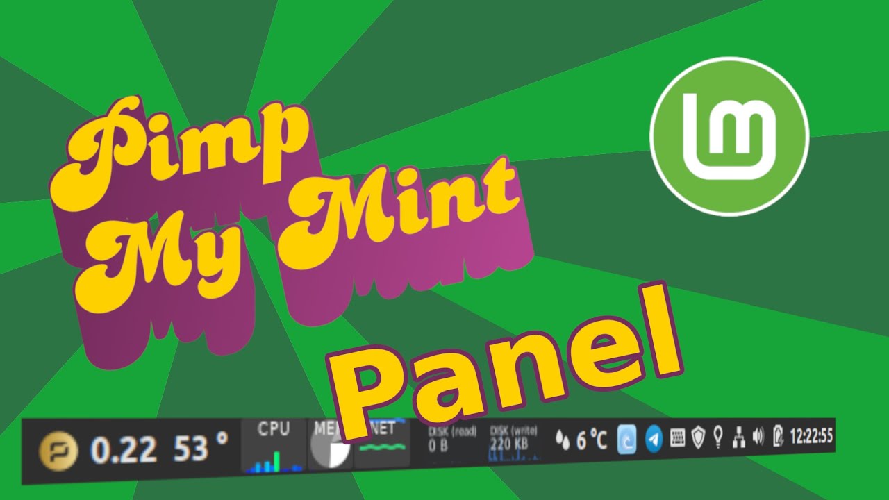 LinuxMint panel customization