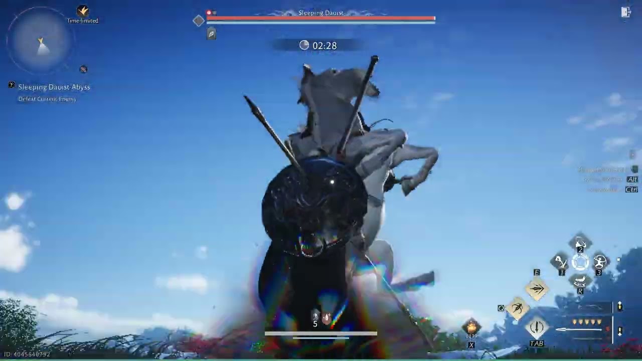[Where Winds Meet] Juno Vs Sleeping Daoist | Hitless | Tank Build | Abyss Trial