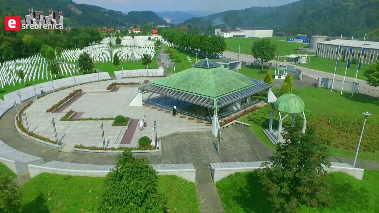 Memorijalni centar Potočari snimljen dronom
