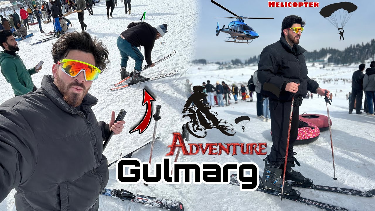 Gulmarg | Important Tourist destination  in J&K | ￼I tried skiing for the first time.