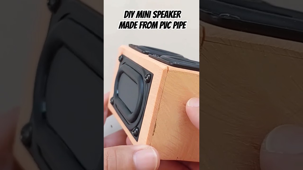 portable speaker made from pvc pipe #speaker #diy #pvc #bluetoothspeaker #diybluetooth #diysubwoofer