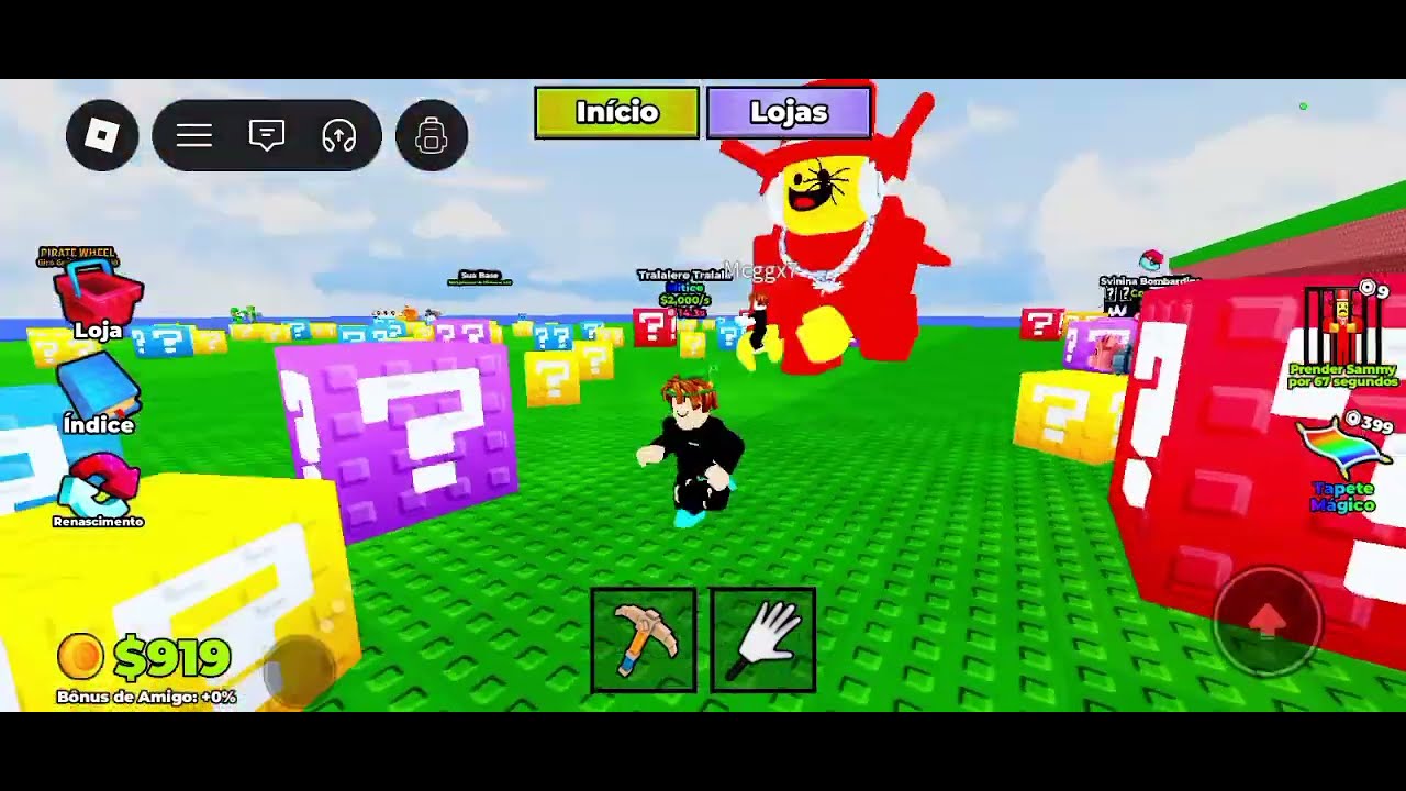 JOGANDO QUEBRE O BLOCO DA SORTE 