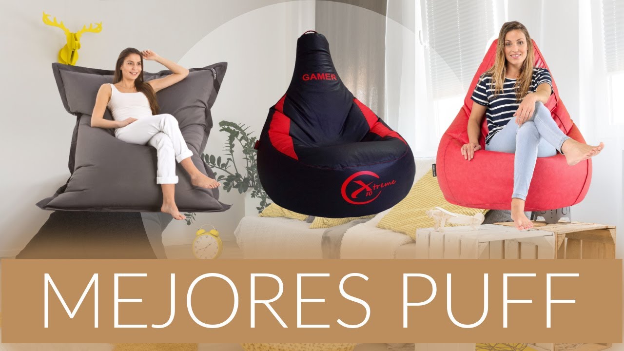 Puff | Mejores Puf Pera, Gamer, Gigante y Baúl 🛋️
