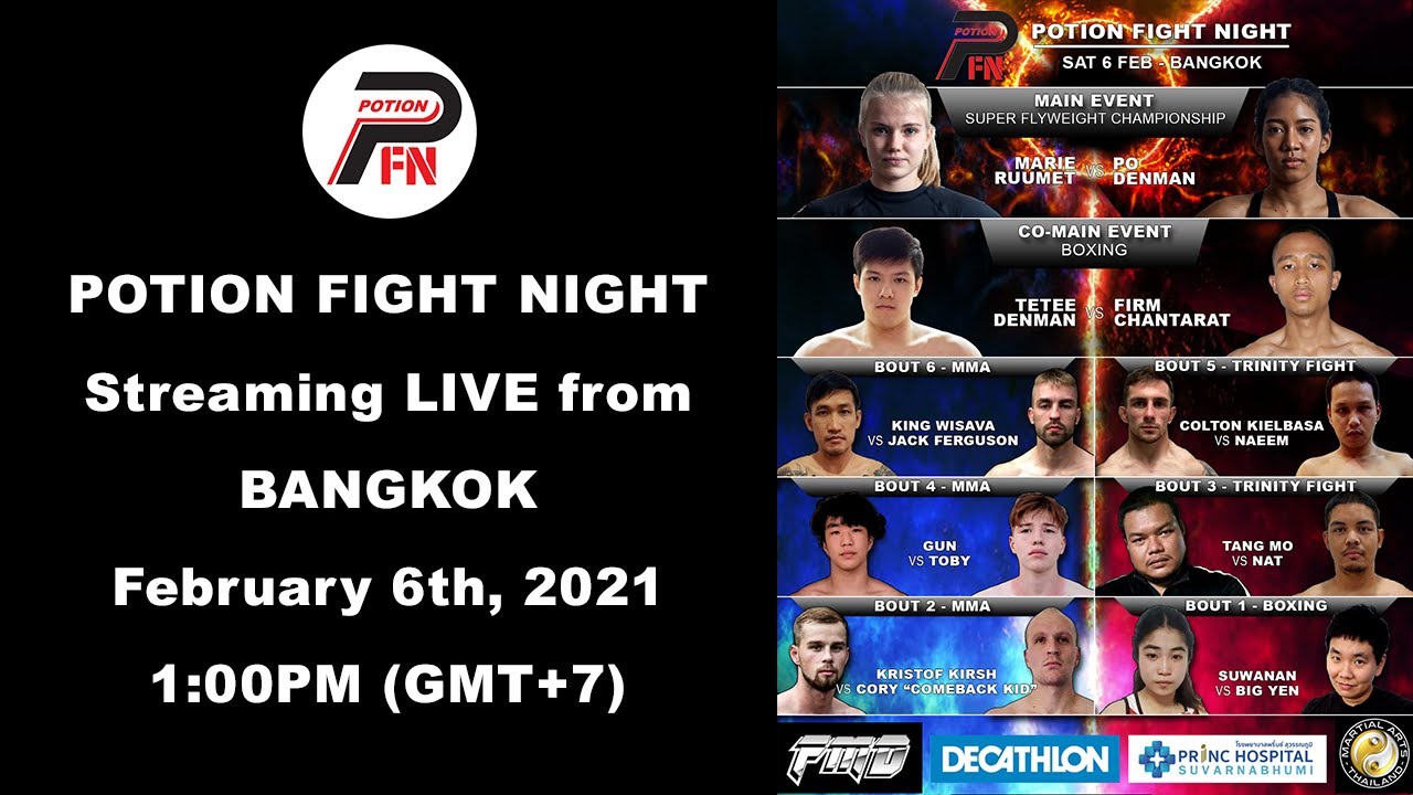 SEAFC: Potion Fight Night - Feb. 6th, 2021