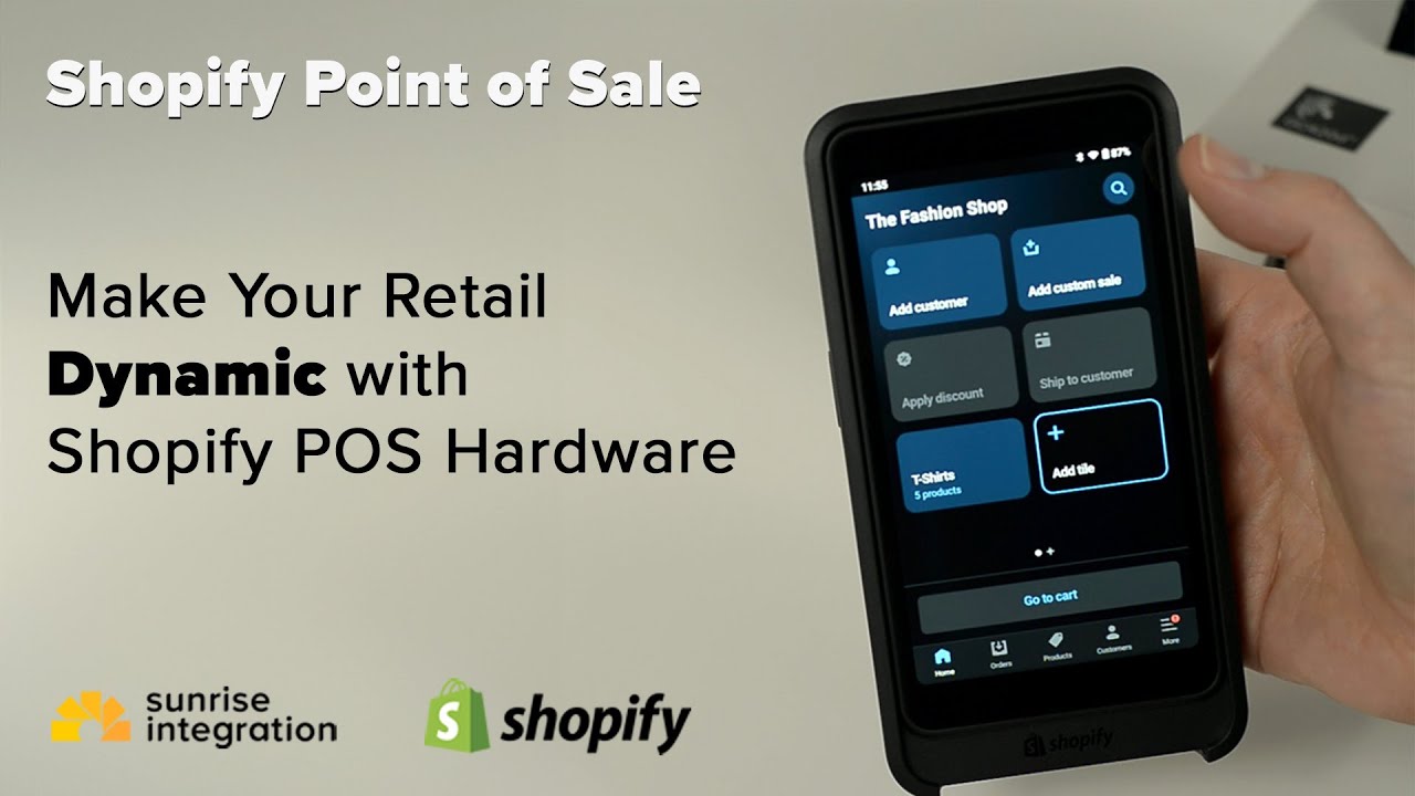 Мероприятие, посвященное оборудованию Shopify POS LIVE, представленное Sunrise Integration и Shopify