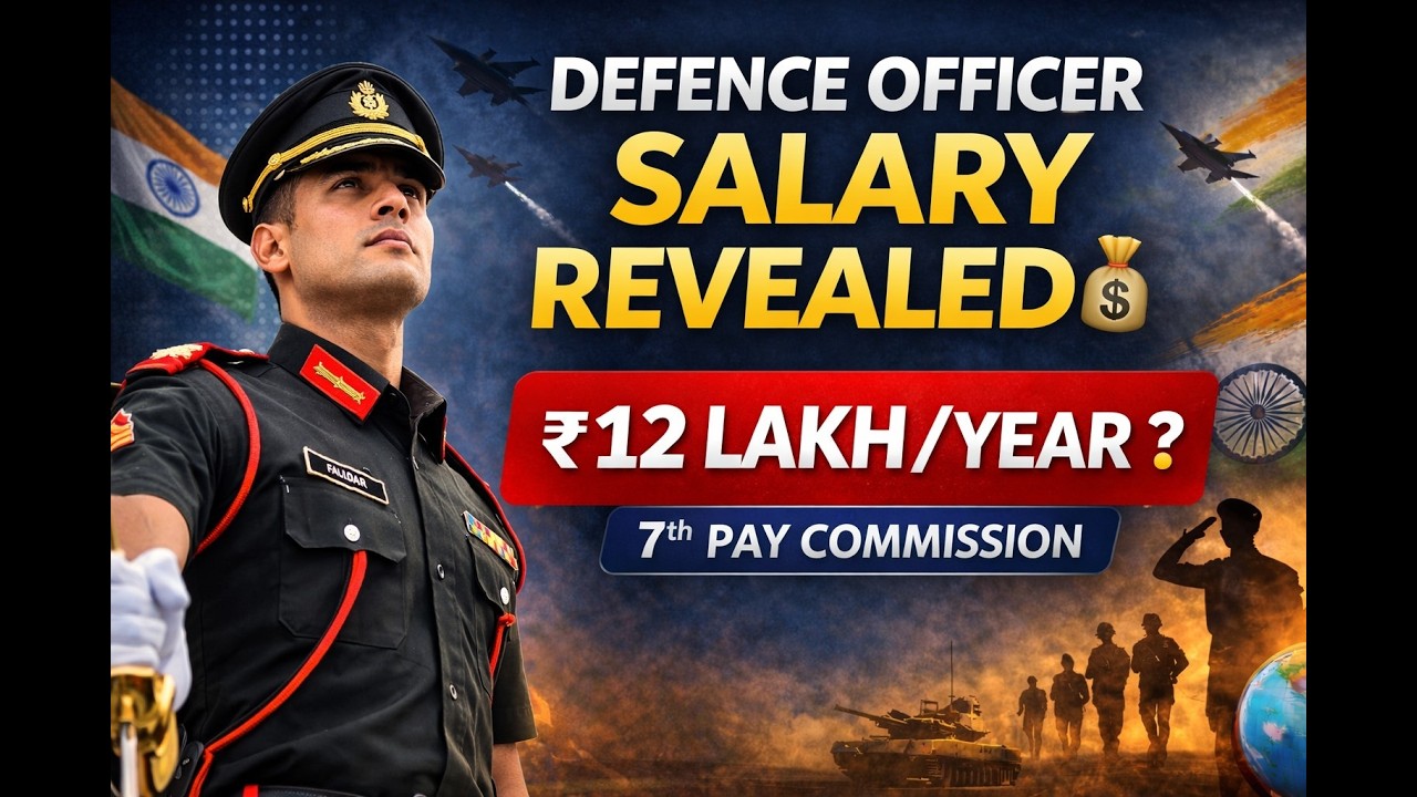 Defence Officer Salary Explained |NDA/CDS/AFCAT Officer Salary   7th Pay Commission Pay & Allowances