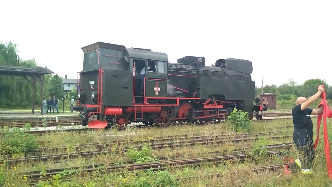 TKt48-18, przyjazd-wodowanie-manewry-odjazd