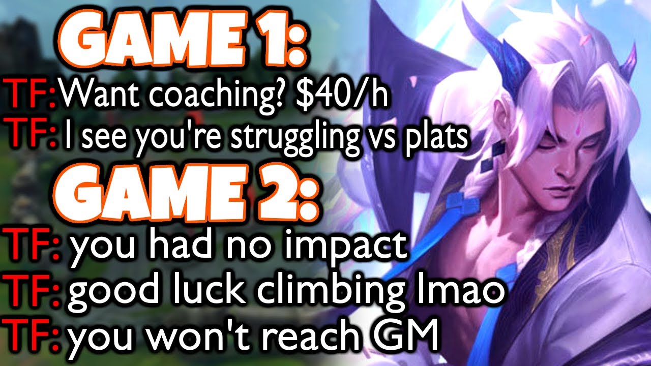 Twisted Fate OFFERED ME COACHING after I LOST, then I got MATCHED AGAINST HIM again. | Yone Mid