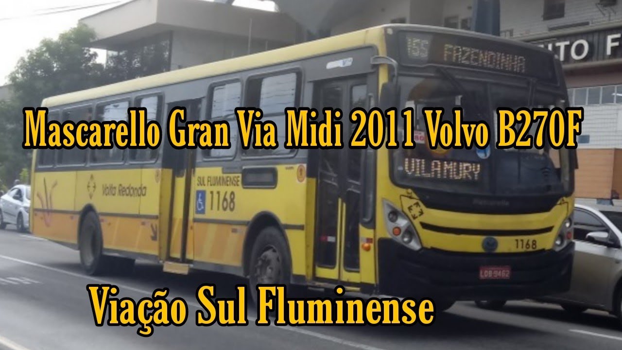 ✅[ 455 - Conforto X Fazendinha (Via Retiro) ] Mascarello Gran Via Midi 2011 Volvo B270F Euro 3