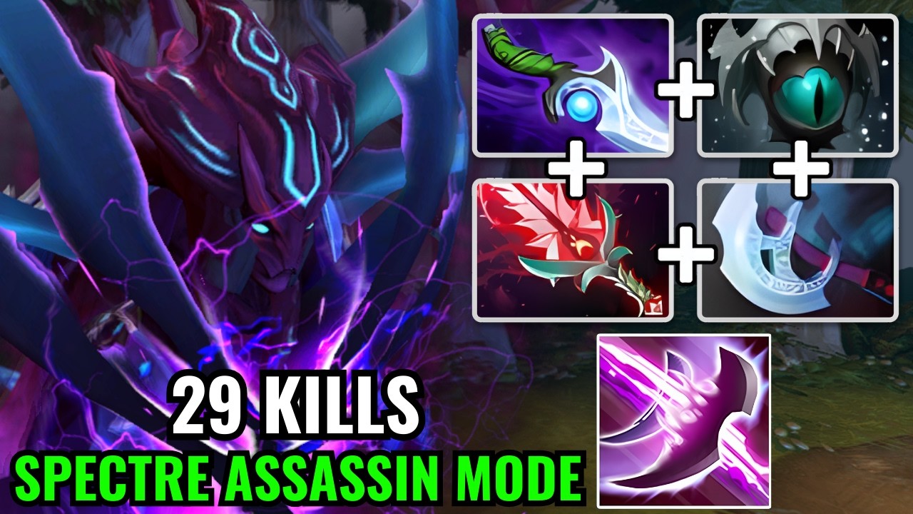 Spectre Assassin Build – Orchid Silence and Diffusal Blade Power Dota2