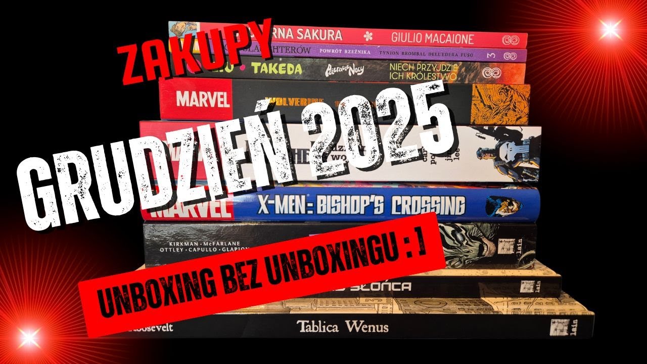 Zakupy komiksowe - grudzień 2025 #unboxing #marvel #studiolain #nonstopcomics