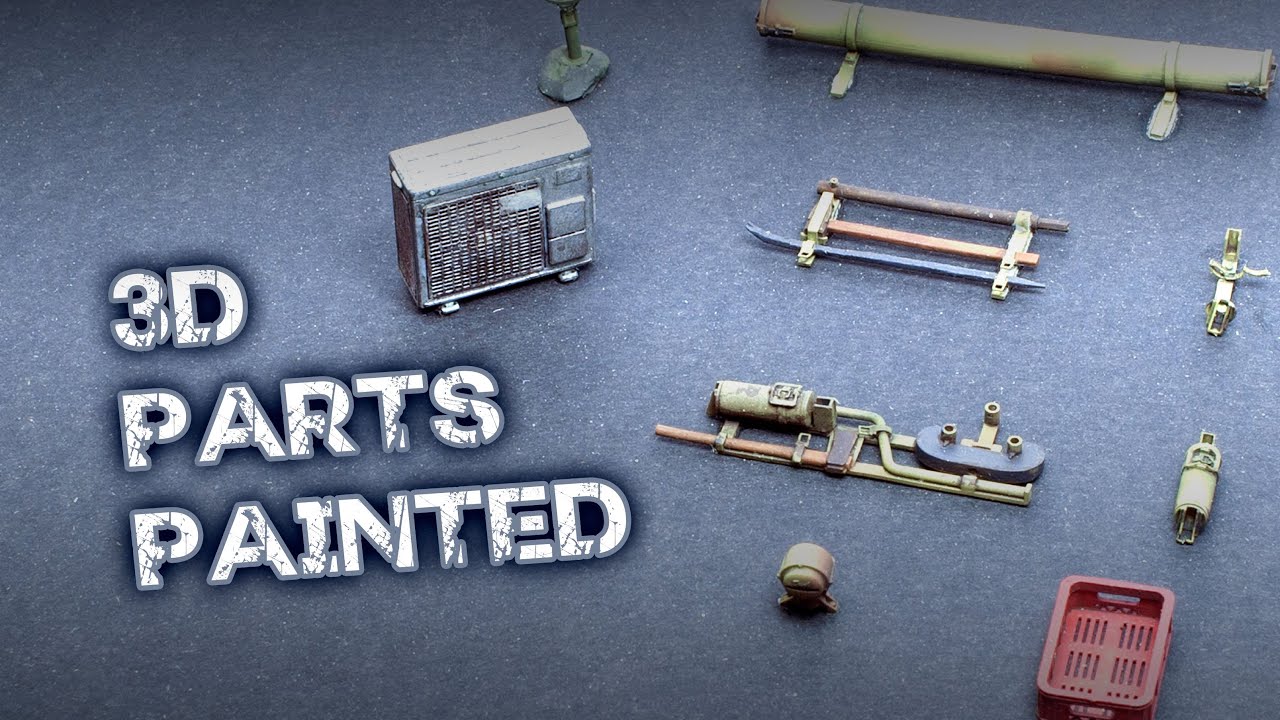 PREPARING & PAINTING 3D MODEL PARTS - HEAVY HOBBY REVIEW #2