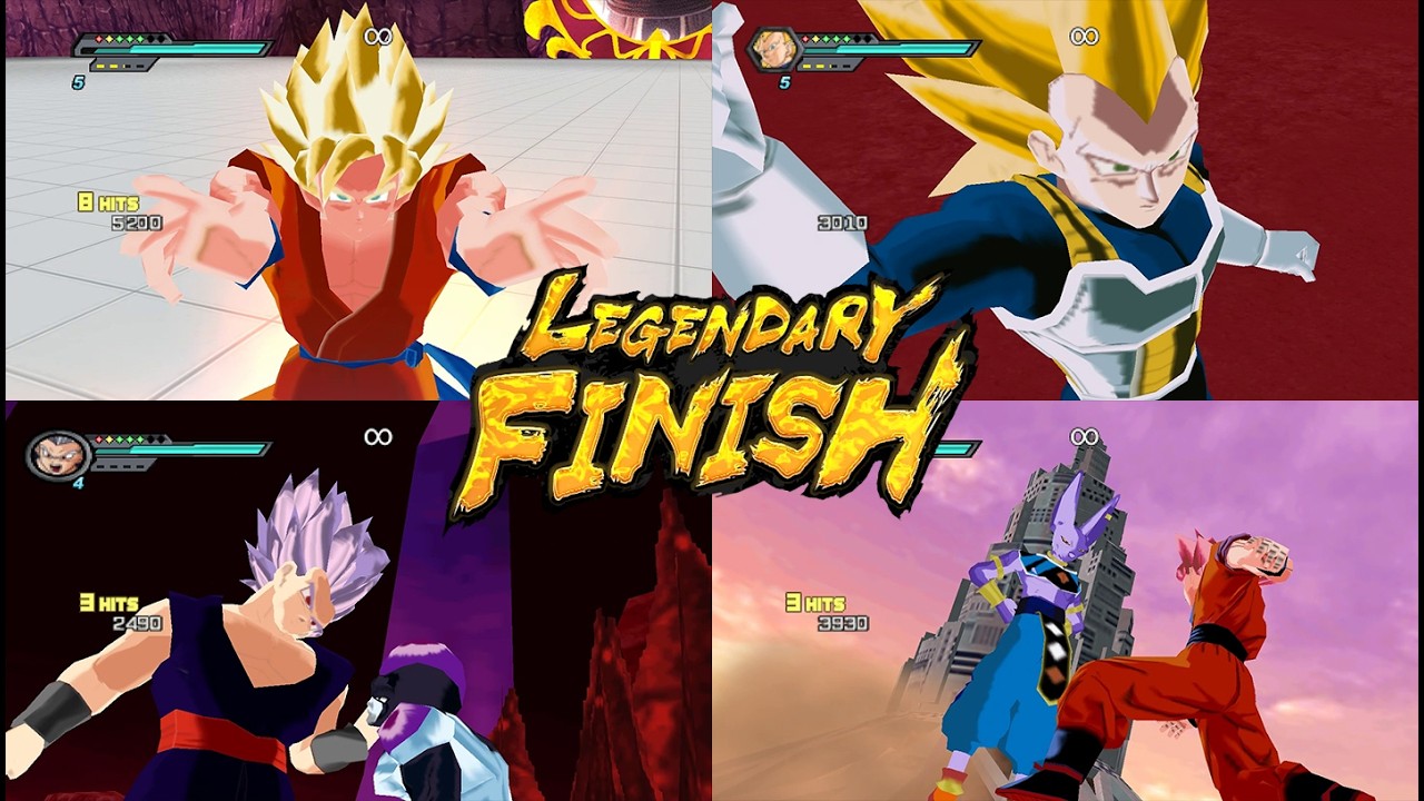 New LF Goku&Vegeta DB UltraVerse Ascens&atilde;o Absoluta Tenkaichi Tag Team DBZ TTT MOD PPSSPP ISO V2.4