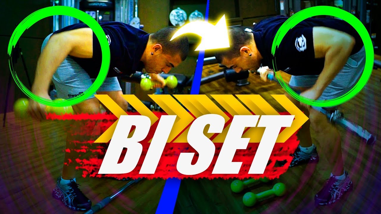 Treino bi set *11 exemplos práticos mesmo com a academia lotada*