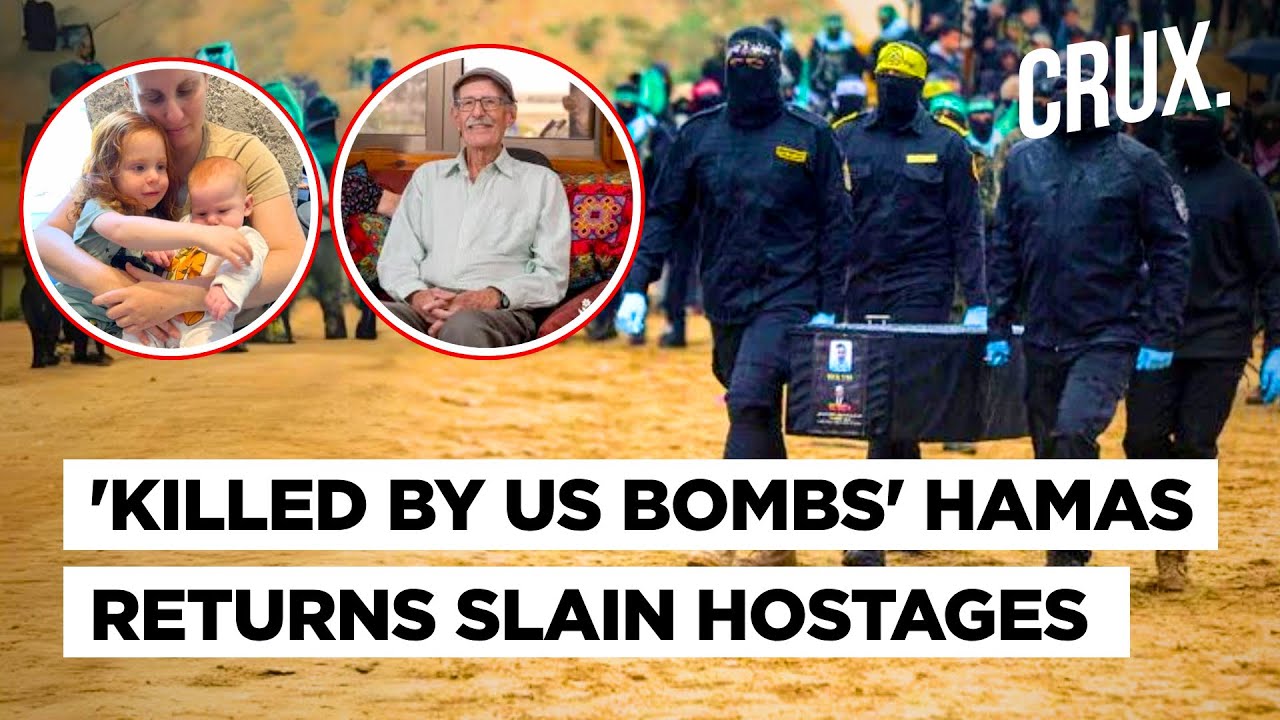 Hamas Slammed For 'Parading' Dead Hostages It Says Include Shiri Bibas, Her Sons And Elderly Israeli