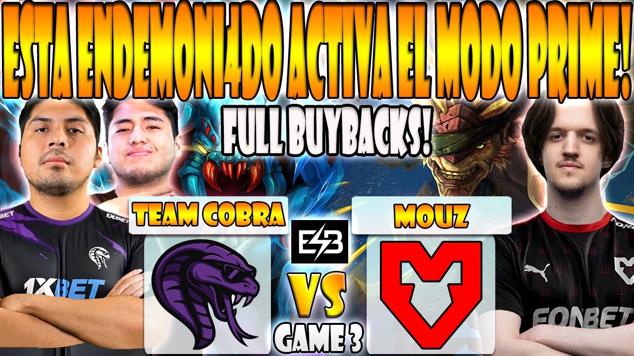 TEAM COBRA vs MOUZ BO3[GAME 3] K1, PIPI, MOOZ VS CRYSTALLIS, SELERI -FISSURE PLAYGROUND 2 - ESB