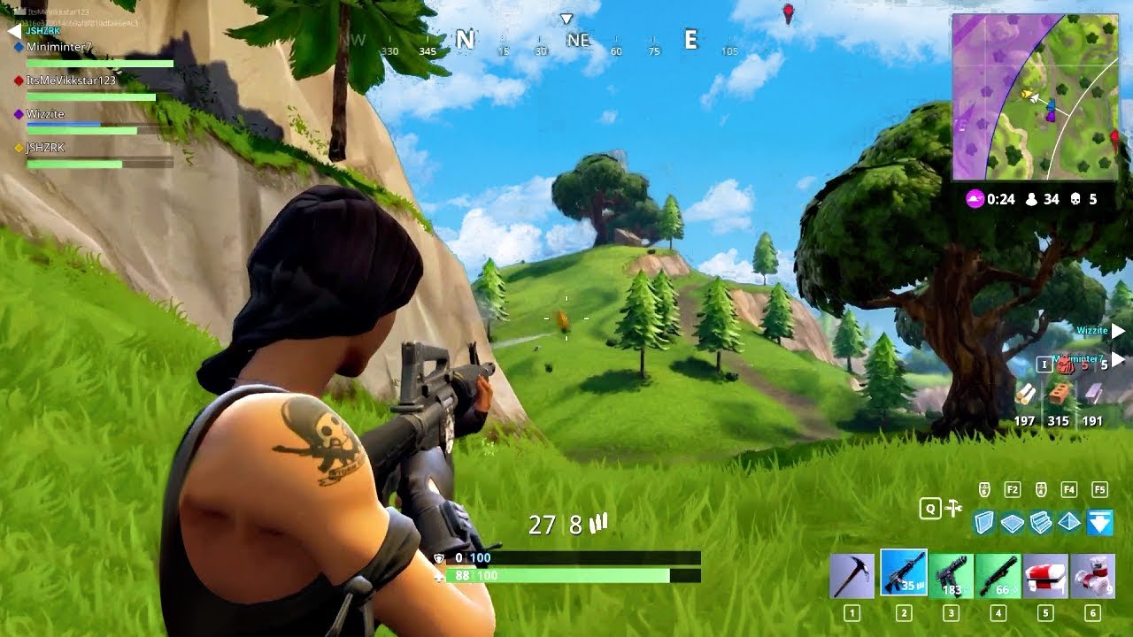 MY FIRST FORTNITE VIDEO