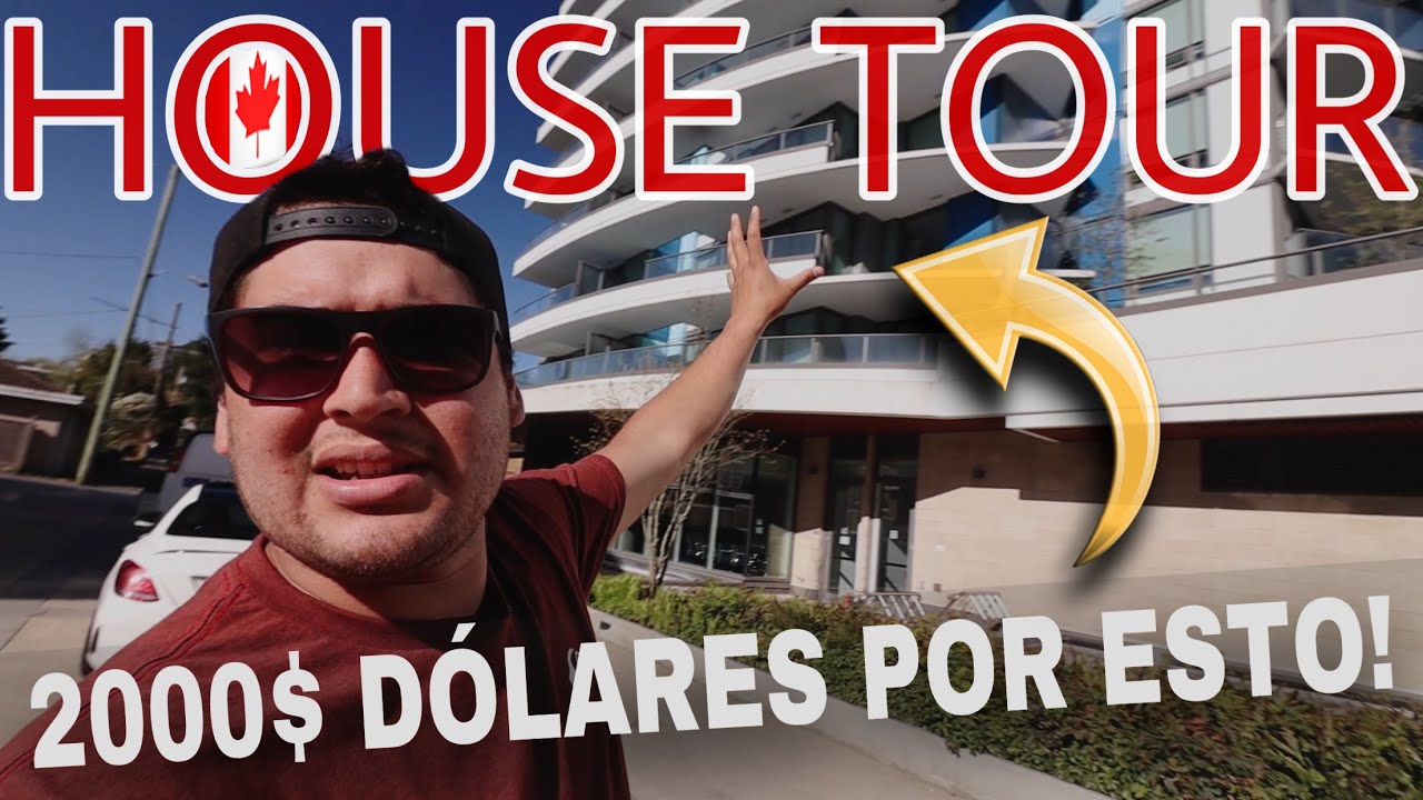 Esto es lo que puedes RENTAR en VANCOUVER CANADÁ por 2.000$ al MES! Mucho lujo?🤔🇨🇦