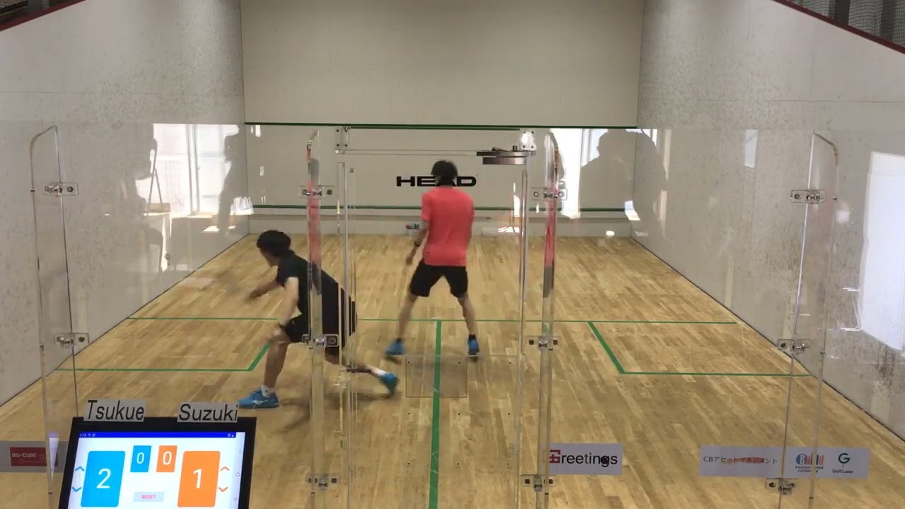 【Japan PSA Satellite Series Vol.1 2021 in SQ-CUBE】Round1  Ryunosuke Tsukue vs Masaki Suzuki