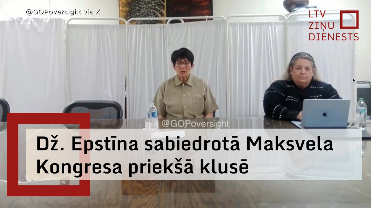 Kongress izvaicā noziedznieka Dž. Epstīna ciešo sabiedroto